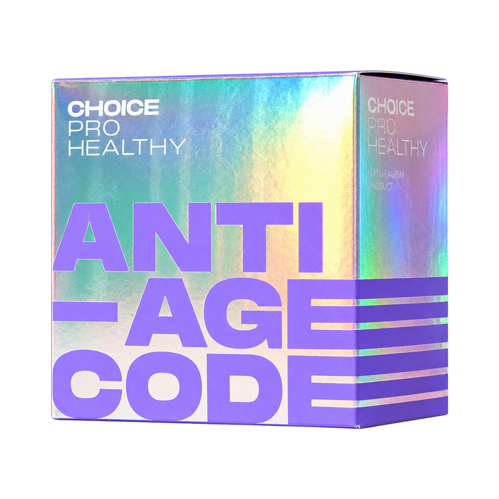 Anti-Age Code — упаковка на прозорому фоні