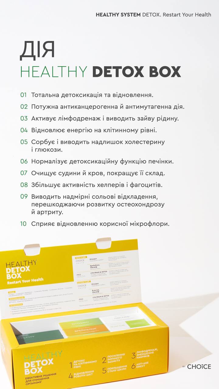 ЗДОРОВИЙ ДЕТОКС-КОРОБОК